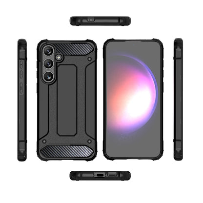 For Samsung Galaxy S25+ 5G Magic Armor TPU Hybrid PC Phone Case(Black) - Galaxy S25+ 5G Cases by buy2fix | Online Shopping UK | buy2fix