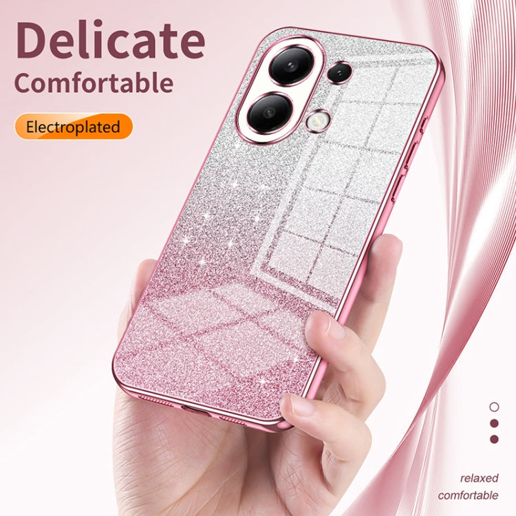 For Xiaomi Redmi K20 / K20 Pro Gradient Glitter Powder Electroplated Phone Case(Pink) - Xiaomi Cases by buy2fix | Online Shopping UK | buy2fix