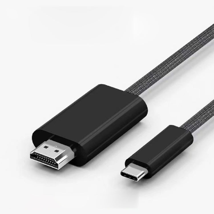 4K 60Hz USB-C / Type-C to HDMI HD Adapter Cable, Length: 1.8m(Black) - Cable by buy2fix | Online Shopping UK | buy2fix