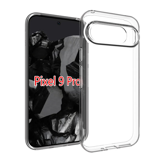 For Google Pixel 9 Pro Waterproof Texture TPU Phone Case(Transparent) - Google Cases by buy2fix | Online Shopping UK | buy2fix