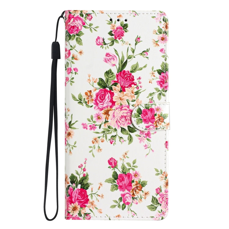 For Blackview A53 Pro Colored Drawing Leather Phone Case(Peonies) - More Brand by buy2fix | Online Shopping UK | buy2fix