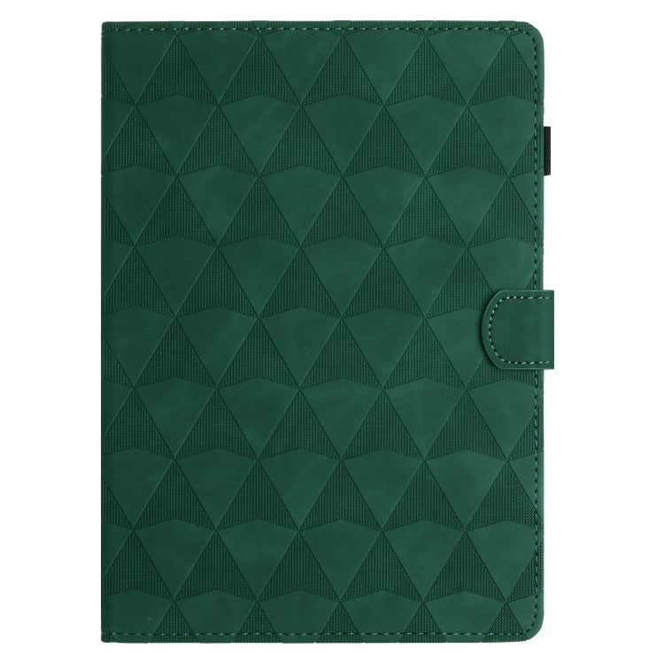 For Lenovo Tab M11/Xiaoxin Pad 11 2024 Diamond Texture Embossed Leather Smart Tablet Case(Green) - Lenovo by buy2fix | Online Shopping UK | buy2fix