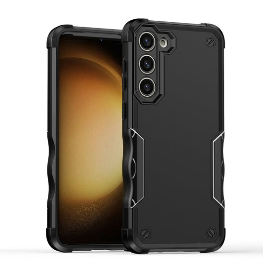 For Samsung Galaxy S24 5G Non-slip Shockproof Armor Phone Case(Black) - Galaxy S24 5G Cases by buy2fix | Online Shopping UK | buy2fix