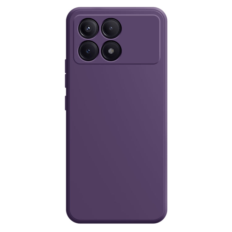 For Xiaomi Redmi K70 Pro Imitation Liquid Silicone Phone Case(Dark Purple) - K70 Pro Cases by buy2fix | Online Shopping UK | buy2fix