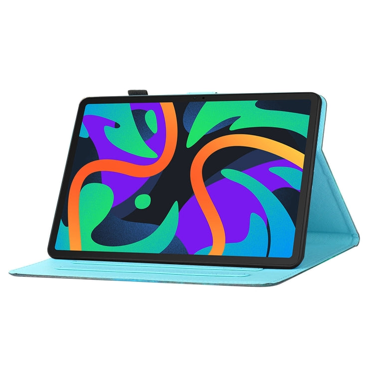 For Lenovo Tab M11/ Xiaoxin Pad 11 2024 Coloured Drawing Stitching Smart Leather Tablet Case(Abstract Tree) - Lenovo by buy2fix | Online Shopping UK | buy2fix