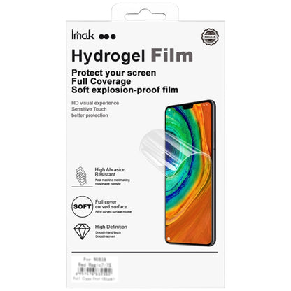 For Motorola Edge 50 Ultra 5G 2pcs imak Curved Full Screen Hydrogel Film Protector - Motorola Tempered Glass by imak | Online Shopping UK | buy2fix