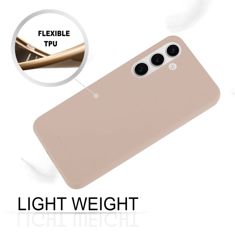 For Samsung Galaxy S24 5G GOOSPERY SOFT FEELING Liquid TPU Soft Phone Case(Apricot) - Galaxy S24 5G Cases by GOOSPERY | Online Shopping UK | buy2fix