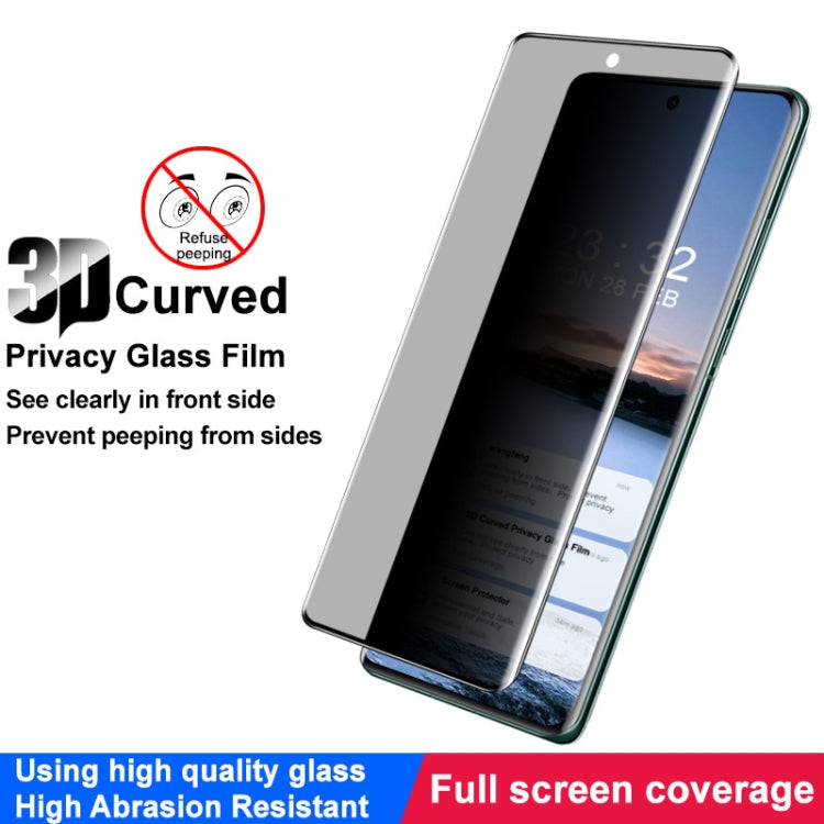 For vivo X100 5G/X100 Pro 5G IMAK 3D Curved Privacy Anti-glare Tempered Glass Film - X100 Tempered Glass by imak | Online Shopping UK | buy2fix