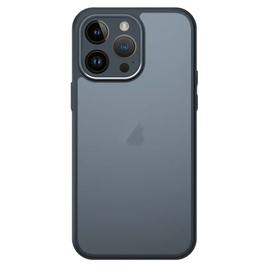 For iPhone 14 Pro Armor Precise Hole PC Hybrid TPU Phone Case(Black) - iPhone 14 Pro Cases by buy2fix | Online Shopping UK | buy2fix