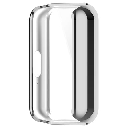 For Samsung Galaxy Fit 3 Full Coverage TPU Electroplated Watch Protective Case(Silver) - Watch Cases by buy2fix | Online Shopping UK | buy2fix