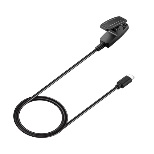 For Garmin Lily 2 Smart Watch Clip Charger with Data Transmission Function, Style:Type-C Port - Charger by buy2fix | Online Shopping UK | buy2fix