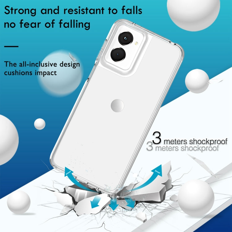 For Motorola Moto G Power 5G 2024 Terminator Style Shockproof Phone Case(Transparent) - Motorola Cases by buy2fix | Online Shopping UK | buy2fix