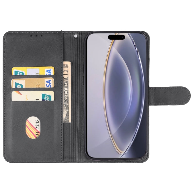 For iPhone 16 Pro Leather Phone Case(Black) - iPhone 16 Pro Cases by buy2fix | Online Shopping UK | buy2fix