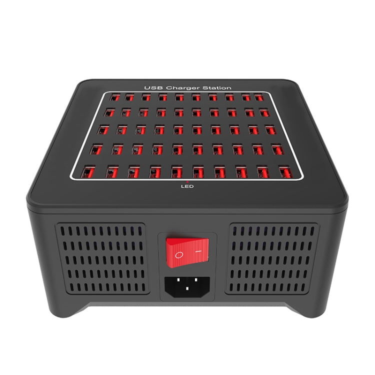 YFY-A77 250W 50 Ports USB Smart Charging Station(UK Plug) - Multifunction Charger by buy2fix | Online Shopping UK | buy2fix