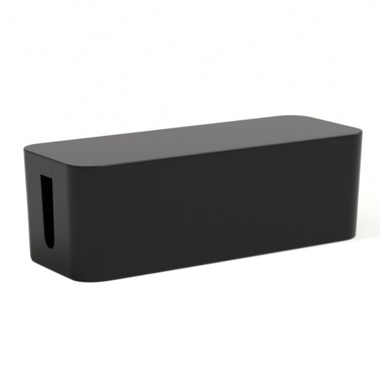 Wire Organizer Storage Box Power Strip Socket Junction Box, Size:Medium(Black) - Storage Boxes by buy2fix | Online Shopping UK | buy2fix
