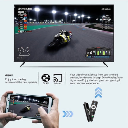 LEMFO DQ10 Allwinner H618 Quad Core ARM Cortex A53 8K HD Android TV Stick, RAM:4GB+32GB(EU Plug) - Android TV Sticks by LEMFO | Online Shopping UK | buy2fix