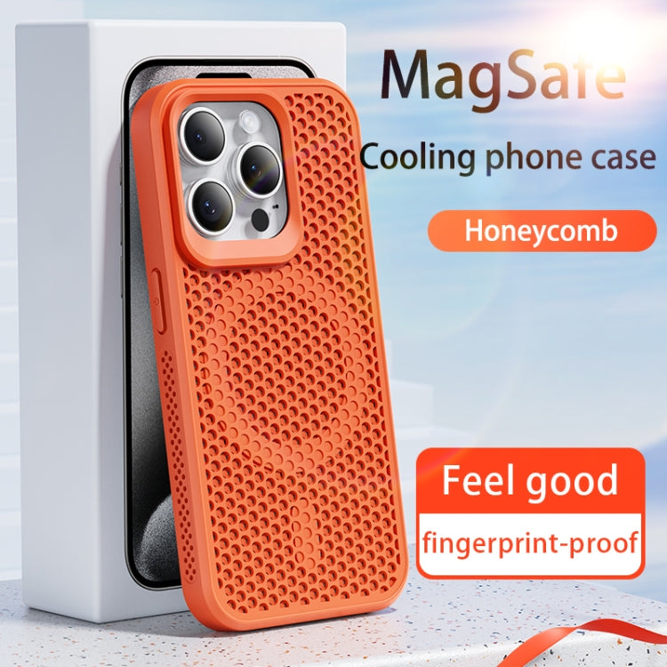 For iPhone 16 Pro Max MagSafe Magnetic Heat Dissipation Phone Case(Sky Blue) - iPhone 16 Pro Max Cases by buy2fix | Online Shopping UK | buy2fix