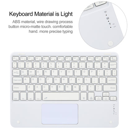 For Huawei MatePad 11 2023 / 2021 Square Button Bluetooth Keyboard Rotatable Holder Leather Case with Touchpad(Sky Blue) - Huawei Keyboard by buy2fix | Online Shopping UK | buy2fix