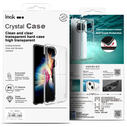 For vivo X Fold3 imak Wing II Wear-resisting Crystal Phone Protective Case - vivo Cases by imak | Online Shopping UK | buy2fix