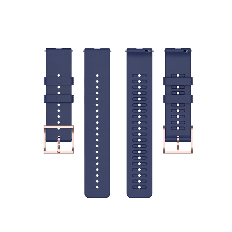 For Polar Ignite 20mm Dot Texture Watch Band(Midnight Blue) -  by buy2fix | Online Shopping UK | buy2fix