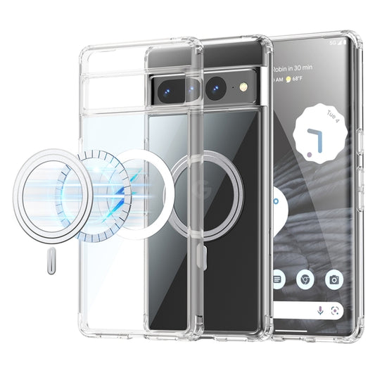 For Google Pixel 9 Pro Transparent Frosted MagSafe Phone Case - Google Cases by buy2fix | Online Shopping UK | buy2fix