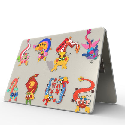 For MacBook Air 15 M2 A2941 / M3 A3114 UV Printed Pattern Laptop Frosted Protective Case(DDC-1677) - MacBook Air Cases by buy2fix | Online Shopping UK | buy2fix