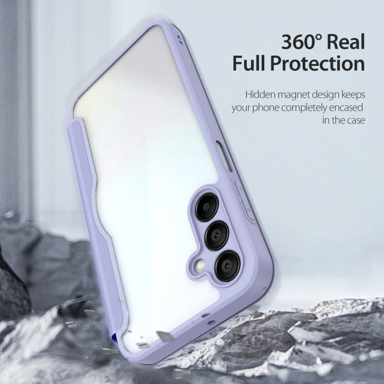 For Samsung Galaxy A15 5G DUX DUCIS Skin X Pro Series PC + TPU Phone Leather Case(Purple) - Galaxy Phone Cases by DUX DUCIS | Online Shopping UK | buy2fix