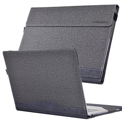 For Lenovo ThinkPad X1 Carbon Gen 7 Cloth Texture Laptop Leather Protective Case(Space Ash) - Other by buy2fix | Online Shopping UK | buy2fix