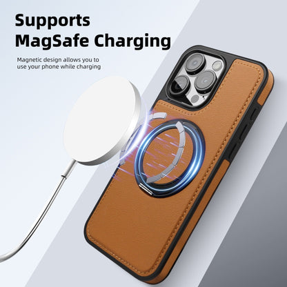 For iPhone 11 Pro Max Yashi 360 Degree Rotating MagSafe Bracket Phone Case(Dark Green) - iPhone 11 Pro Max Cases by buy2fix | Online Shopping UK | buy2fix