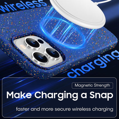 For iPhone 16 Pro Max Colorful Frosted Magsafe PC Hybrid TPU Phone Case(White) - iPhone 16 Pro Max Cases by buy2fix | Online Shopping UK | buy2fix