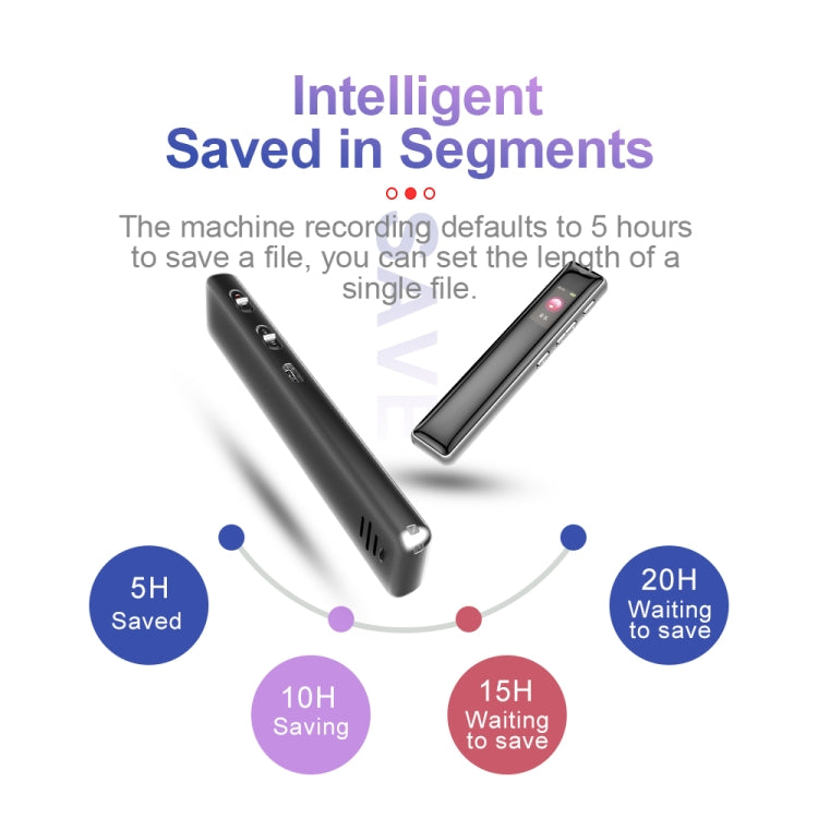 JNN Q33 HD Color Screen Stick Shape Portable Voice Recording Pen, Memory:32GB(Black) - Recording Pen by JNN | Online Shopping UK | buy2fix