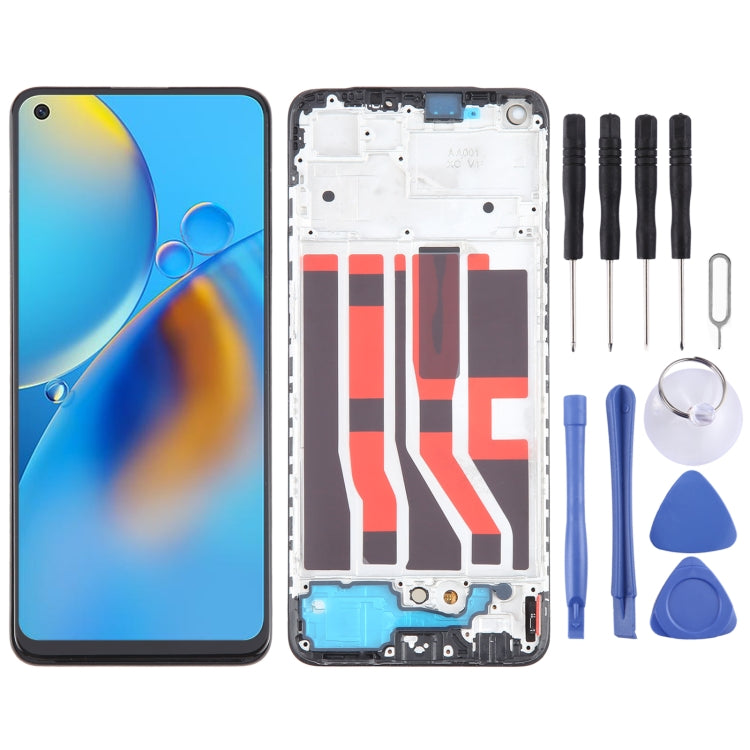 For OPPO Reno6 Lite Original AMOLED LCD Screen Digitizer Full Assembly with Frame - LCD Screen by buy2fix | Online Shopping UK | buy2fix