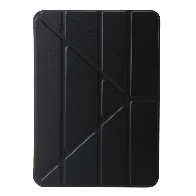 For iPad Air 11 2024 TPU Deformation Flip Leather Tablet Case with Holder(Black) - iPad Air 11 2024 Cases by buy2fix | Online Shopping UK | buy2fix