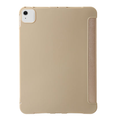 For iPad Air 11 2024 TPU Deformation Flip Leather Tablet Case with Holder(Gold) - iPad Air 11 2024 Cases by buy2fix | Online Shopping UK | buy2fix