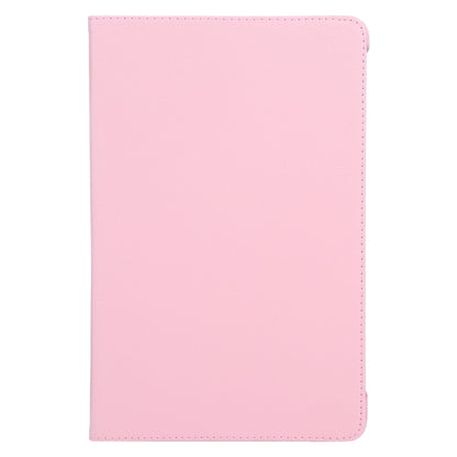 For iPad Air 13 2024 360 Degree Rotation Litchi Texture Leather Tablet Case with Holder(Pink) - iPad Air 13 2024 Cases by buy2fix | Online Shopping UK | buy2fix