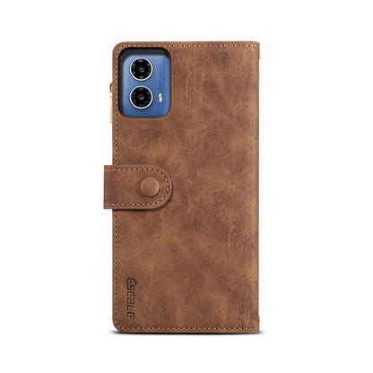 For Motorola Moto G85 ESEBLE Retro Frosted RFID Leather Phone Case(Brown) - Motorola Cases by ESEBLE | Online Shopping UK | buy2fix