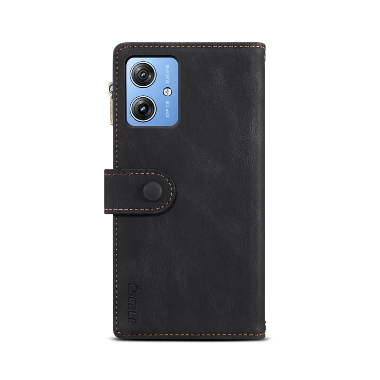 For Motorola Moto G54 5G Global ESEBLE Retro Frosted RFID Leather Phone Case(Black) - Motorola Cases by ESEBLE | Online Shopping UK | buy2fix