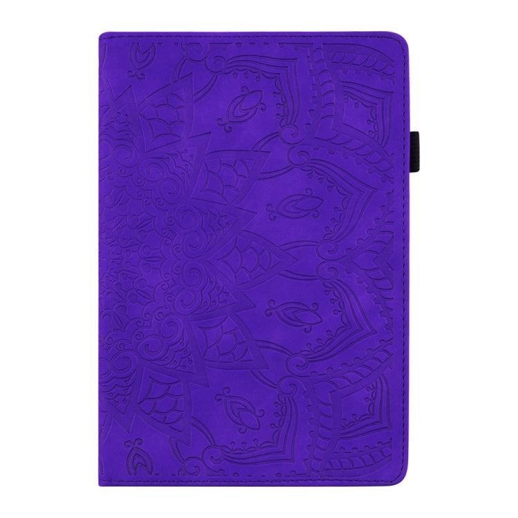 For iPad Pro 11 2024 Calf Texture Embossed Leather Tablet Case(Purple) - iPad Pro 11 2024 Cases by buy2fix | Online Shopping UK | buy2fix