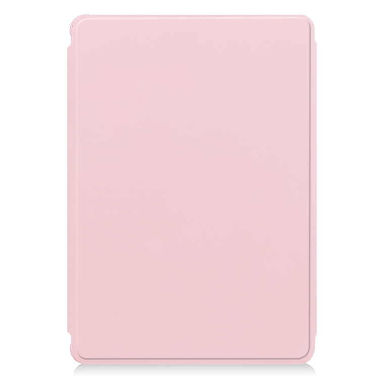 For iPad Air 11 2025 / 2024 Transparent Rotation Smart Leather Tablet Case(Pink) - iPad Air 11 2025 / 2024 Cases by buy2fix | Online Shopping UK | buy2fix