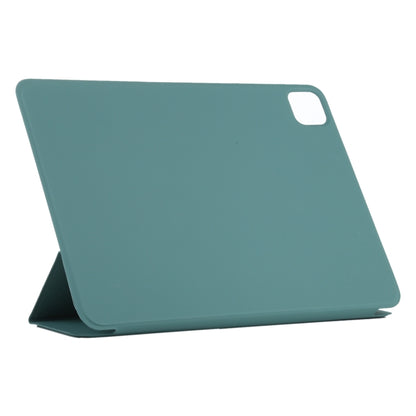 For iPad Pro 13 2024 Double-sided Clip Non-buckle Magnetic PU Smart Tablet Case(Green) - iPad Air 13 2024 Cases by buy2fix | Online Shopping UK | buy2fix