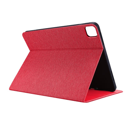 For iPad Pro 13 2024 Fabric Leather Tablet Case(Red) - iPad Pro 13 2024 Cases by buy2fix | Online Shopping UK | buy2fix