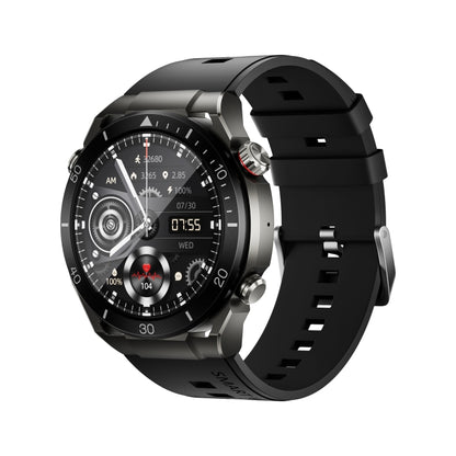 WS-20 1.43 inch IP67 Sport Smart Watch Support Bluetooth Call / Sleep / Blood Oxygen / Heart Rate / Blood Pressure Health Monitor, Silicone Strap(Black) - Smart Watches by buy2fix | Online Shopping UK | buy2fix