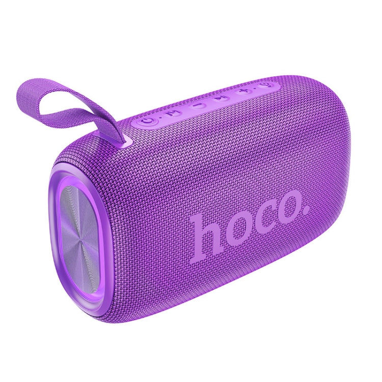 hoco HC25 Radiante Sports Bluetooth 5.2 Speaker Support TWS / FM(Purple) - Desktop Speaker by hoco | Online Shopping UK | buy2fix