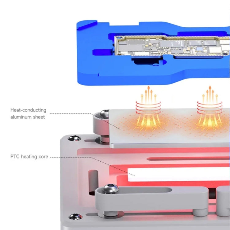 Mechanic Heat Air Desoldering Station Molds For iPhone 15 Series - BGA Stencils by MECHANIC | Online Shopping UK | buy2fix