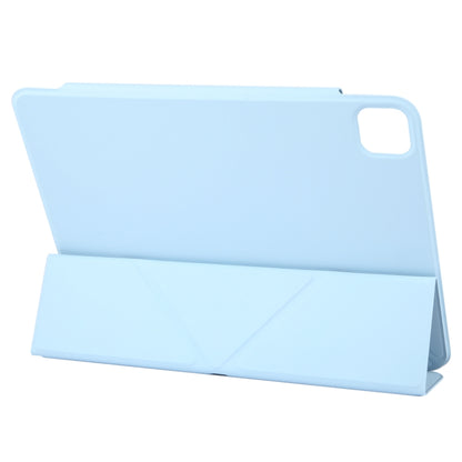 For iPad Pro 13 2024 Y-Shape Double-sided Clip Magnetic Smart Tablet Case(Blue) - iPad Pro 13 2024 Cases by buy2fix | Online Shopping UK | buy2fix