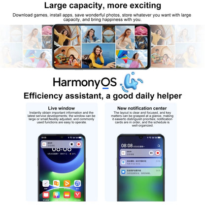 HUAWEI Enjoy 70S, 8GB+256GB, Side Fingerprint Identification, 6.75 inch HarmonyOS 4.2 Octa Core 2.4GHz, Network: 4G, Not Support Google Play(Blue) - Huawei Mate & P by Huawei | Online Shopping UK | buy2fix