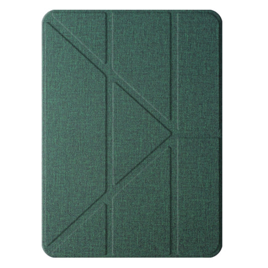 For iPad Pro 13 2024 Mutural Multi-fold Smart Leather Tablet Case(Green) - iPad Pro 13 2024 Cases by Mutural | Online Shopping UK | buy2fix