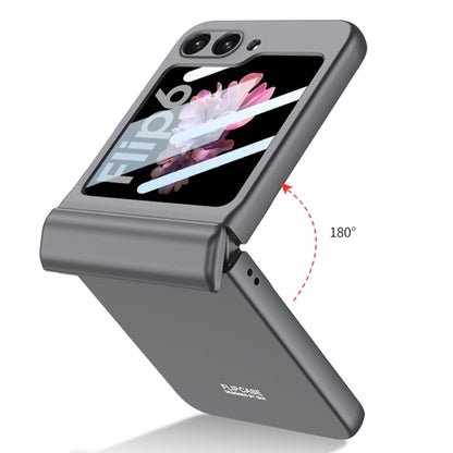 For Samsung Galaxy Z Flip6 GKK Integrated Magnetic Full Coverage Folding Phone Case(Titanium Grey) - Galaxy Z Flip6 5G Cases by GKK | Online Shopping UK | buy2fix