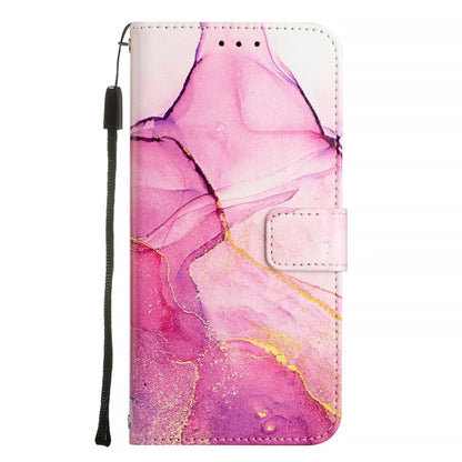 For Xiaomi Redmi K70 / K70 Pro PT003 Marble Pattern Flip Leather Phone Case(Pink Purple Gold) - K70 Cases by buy2fix | Online Shopping UK | buy2fix