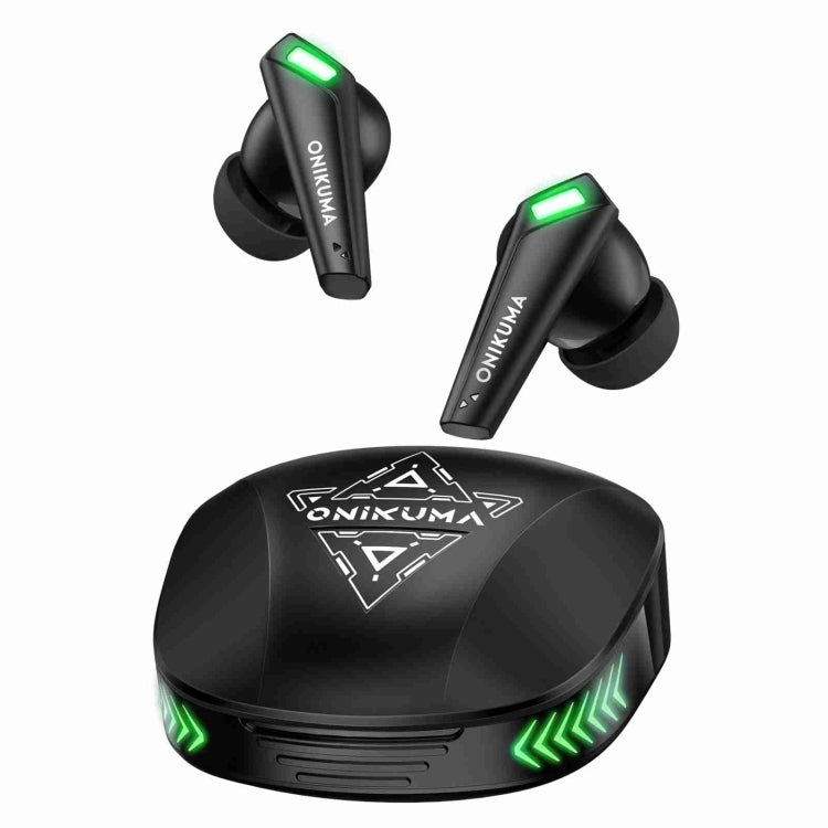 ONIKUMA T308 TWS Wireless Bluetooth 5.3 Earphone with Mic(Black) - TWS Earphone by ONIKUMA | Online Shopping UK | buy2fix